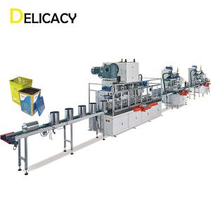 China 18L Rectangular Square Oil Tin Making Machine 30CPM For Paint Can Production factory