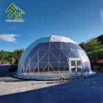 Flexible 8m Geodesic Dome Tent Fire Resistance DIN4102