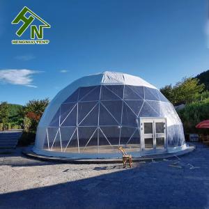 China Flexible 8m Geodesic Dome Tent Fire Resistance DIN4102 factory