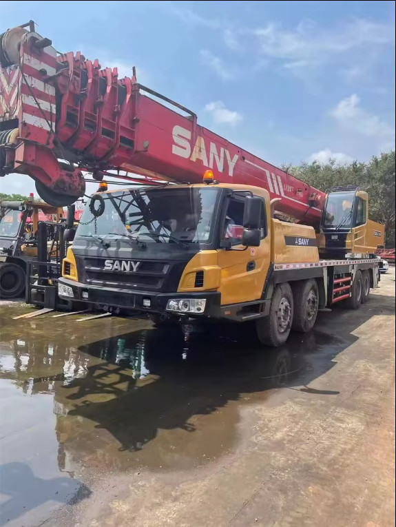 China Famous Brand Original 100 Ton Used Sany Stc1000 Truck Crane Second Hand Hydraulic Mobile Cranes In Good Condition