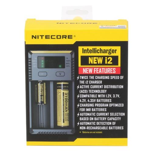 Nitecore Intellicharger NEW i2 Battery Charger for 18650 18350 AA AAA 14500