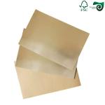 FSC Certified Expansible Brown Kraft Paper Sheets 80gsm 90gsm