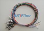 ST 0.9mm Breakout Fiber Optic Pigtail , 12 core Optical Cable