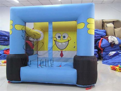small kids inflatable bounce round