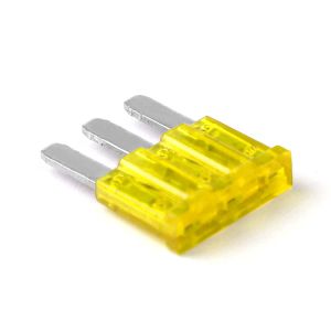 Micro3 Micro Automotive Blade Fuses 15.3mm 30A 32V DC With 3 Pins