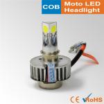 Silver Body 1800LM 6500K Motorcycle LED Headlight Bulb