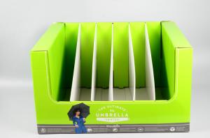 China Stand Up Display Carton Box , Retail Use Wax Coated Corrugated Boxes factory