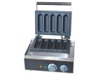 Electric Grilled Hot Dog Waffle Machine For Snack Bar 220V 1550W