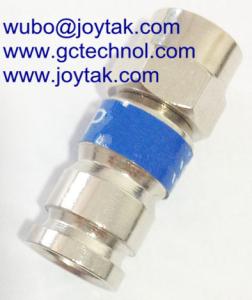 China F compression connector PCT TRS 6L with O-Ring RG6 Coaxial Cable factory