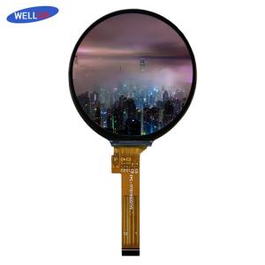 China WellDa OEM Round LCD Touch Screen with 2 White LED backlights factory