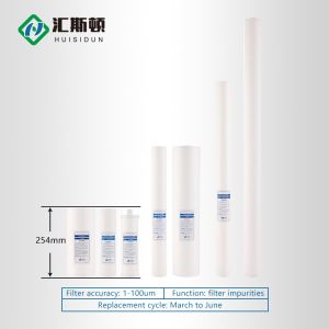 Under Sink Water Filtration PP Filter Cartridge with Replaceable Melt Blown