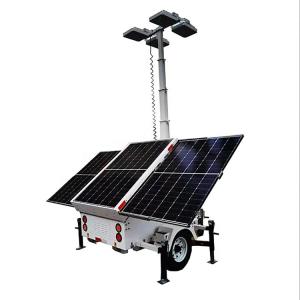 China Solar Lighting Tower With 7m Electric Mast For Mineral Mining Lighting factory