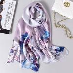 Thin Belt Ribbon Mulberry Silk Head Scarf , Long Mulberry Bag Scarf