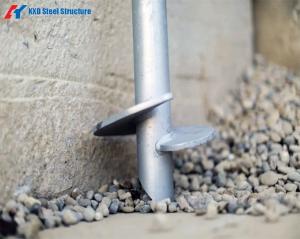 China Steel Helical Ground Anchors Hot DIP Galvanizing With An Average Of 80 Mic factory