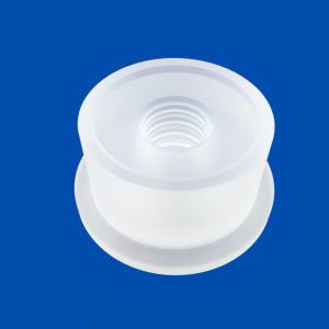 China Cnc Threaded Fused Silica Machining Hole Precision Carved Quartz Parts factory