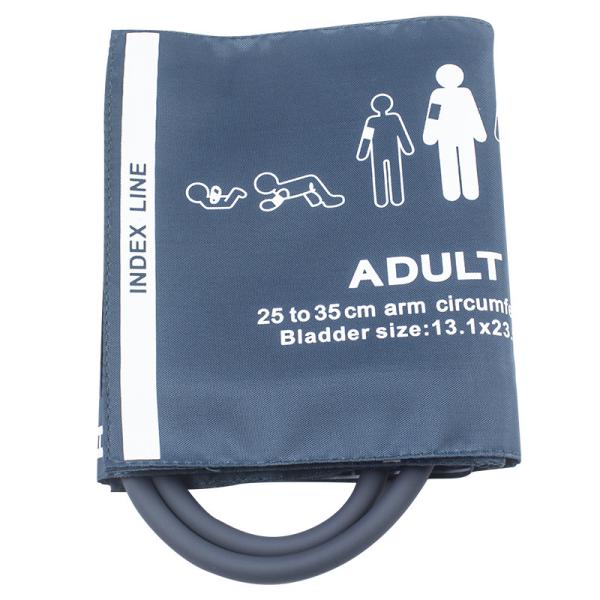 Universal NIBP Cuff Adult Double Tube NIBP Cuff Nylon 25-35CM Dual Tube cuff