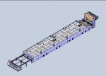 Fabric Cloth Finishing Machines Less Consumption / Single Or Double Drive