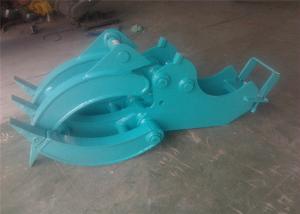 China Mechanical Wood Grapple Log Grapples for Excavators Kobelco SK80 factory