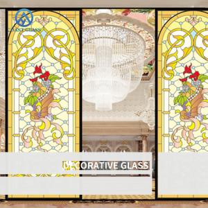 China Customized Stained Glass Windows Decorative Glass simple beautiful factory