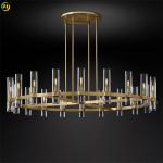 Bronze Creative Simple Home Round Droplight Modern Pendant Light