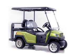 China 48V Battery Operated Golf Cart , 4 Seater Electric Car With Flip Flop Seats For Hunting factory