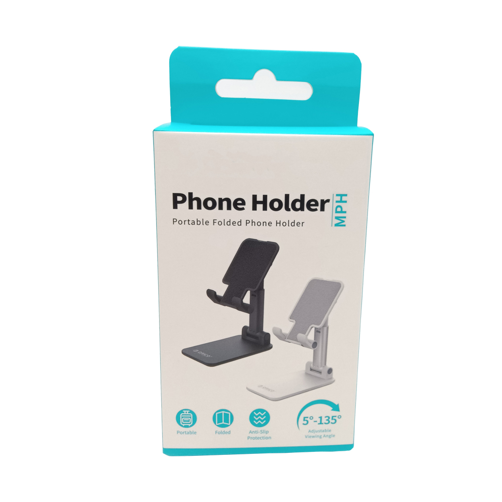 Custom Printing Portable Folded Phone Holder for Outdoor Cycling Paper Box Packaging