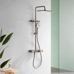 Contemporary Hand Shower Mixer Set Hand Held Wall Mount Shower Head Round