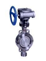 China Industrial Pneumatic Operated Butterfly Valve / Sanitary Butterfly Valve DN100 factory