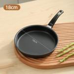 Factory Wholesale Black Steak Pan Cookware Iron Frypan Non Stick With Bakelite