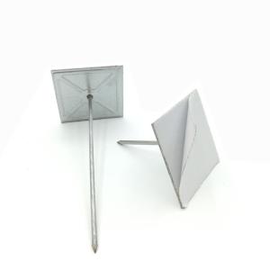 China Stainless Steel 50x50mm Insulation Stick Pins For Fixing Glass Wool factory
