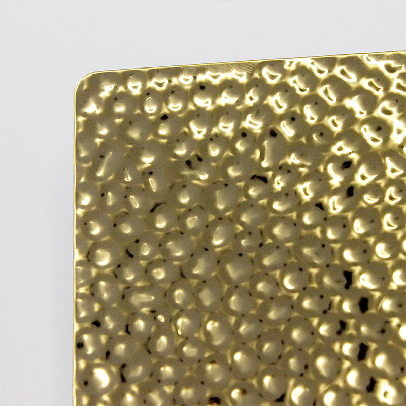 Silver Gold Color Water Ripple Stainless Steel Sheet For Ceiling Wall Panel Decoration