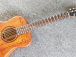 34" traveling acoustic guitar,Factory Sapele-wood top and back Mini acoustic