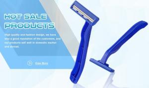 China Super Glide Twin Blade Safety Razor Any Color Available With ISO Certificate factory