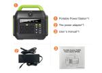 Li-ion battery Solar Panel Light Station Radio Lighting Generator Home Portable