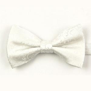 China woven polyester bowtie for men factory