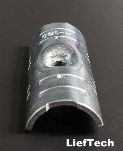 Lean Tube Metal Pipe Connector Steel Pipe Fittings 180 Degree Joint Clamps