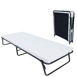 Steel Bed Frame/Foundation Set and Modern Design Twin Foam Mattress for Mail