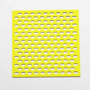 China Galvanized Slotted Hole Perforated Sheet For Filtration Areas factory