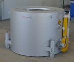 800KG Rotary Aluminum Holding Furnace For Melting Liquid Aluminium Melting