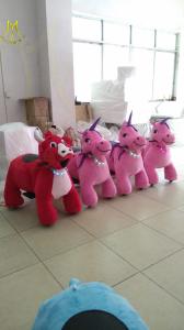 China Hansel kiddie ride walking animal mountable electric for children factory