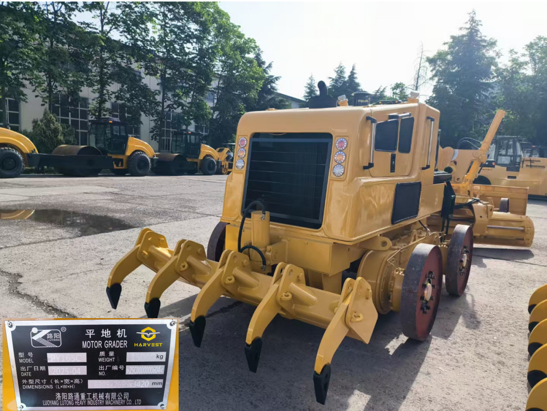 125kw Motor Grader PY165C 3660mm Blade With Cummins Engine Sale To Near Zambia