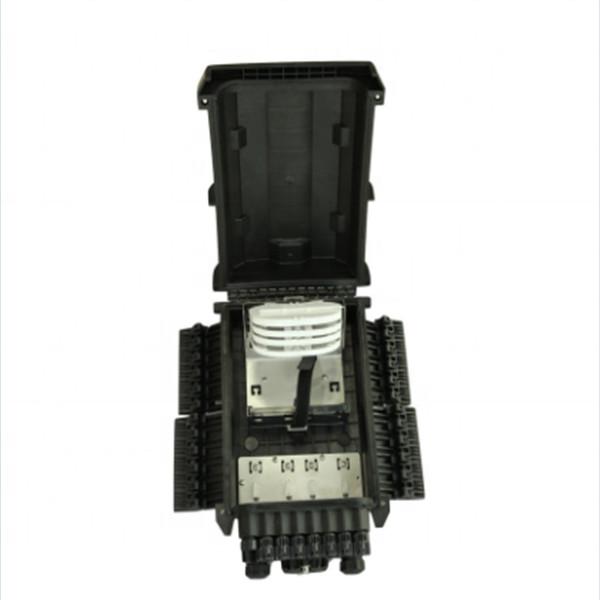 Factory production 12 port fiber optic distribution box black color pole