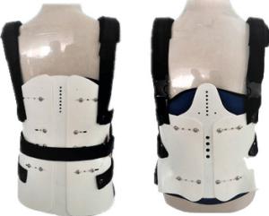 China Perforated Breathable Fabric Lumbar Sacral Support Back Brace For Women , Men factory