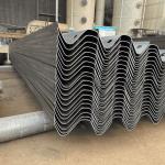 Galvanized and Powder Coated Highway Guardrail ISO Certified Traffic Barrier on