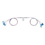 Dual 2x2 Bypass Optical Switch Wavelength 1260nm To 1620nm SM Fiber Network