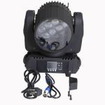 DMX 12PCS 10W 4 IN 1 LED Flower Moving Head Pattern Beam Stage Moving Head Light