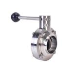 304 316 Stainless Steel Butterfly Valve with Silver Casting Technology and