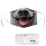 3D Animal Printed PM2.5 Anti Dust Face Mask