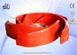 2PNL Pump High Chrome Casting Impeller , Five Vanes Half Open Mud Pump Parts