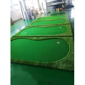 China Factory OEM Portable Golf Putting Green Golf Mat Putting Anti-Water Rubber Mat For Mini Golf Course Use on sale